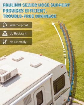 PAULINN next to standard RV hose for size and compatibility clarity