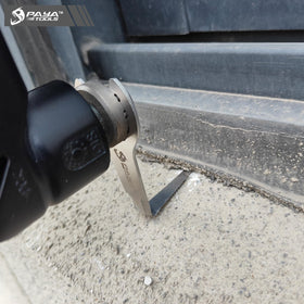 PAYA TOOLS in use removing windshield urethane for faster cleanup