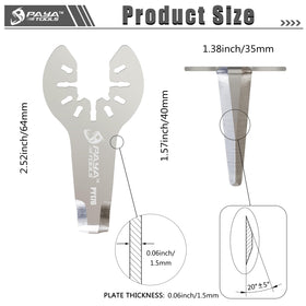 PAYA TOOLS L-shaped blade close-up showing reach into tight gaps