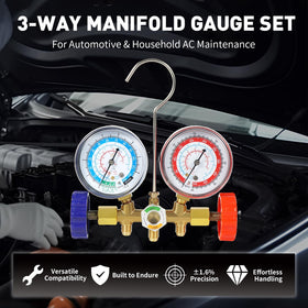 PB Motor Tech BMT closeup of large rubber-coated gauge dials for easy reading