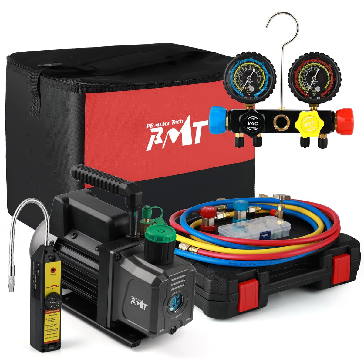 PB Motor Tech kit front view showing organized case and tools for quick access