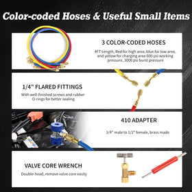 PB Motor Tech color-coded hoses and couplers for safe quick connections benefit
