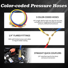 PB Motor Tech BMT color-coded hoses laid out for fast, clear connections
