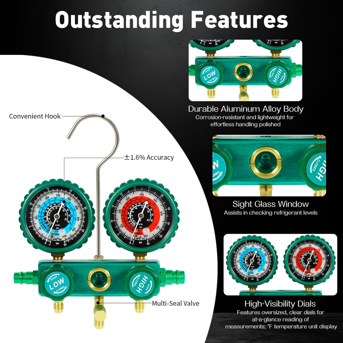 PB Motor Tech pump handle and rubber isolation feet demonstrating stable, low-vibration portability