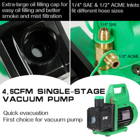 PB Motor Tech rounded sight glass close-up for simple oil level checks and maintenance benefit