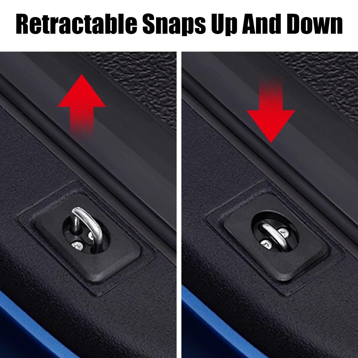 pbsee folded flat in bed pocket, shows low-profile storage and reduced interference benefit