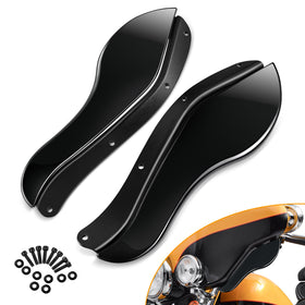 PBYMT front view of fairing deflectors showing sleek profile and improved airflow