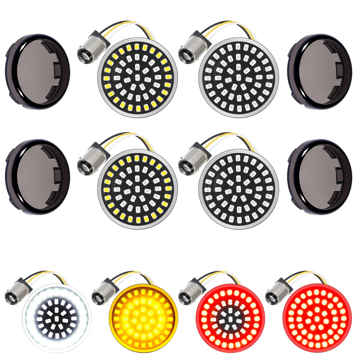PBYMT front turn signal installed on Harley, improved daytime visibility