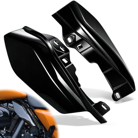 PBYMT front view mid-frame deflector showing sleek gloss black and improved airflow