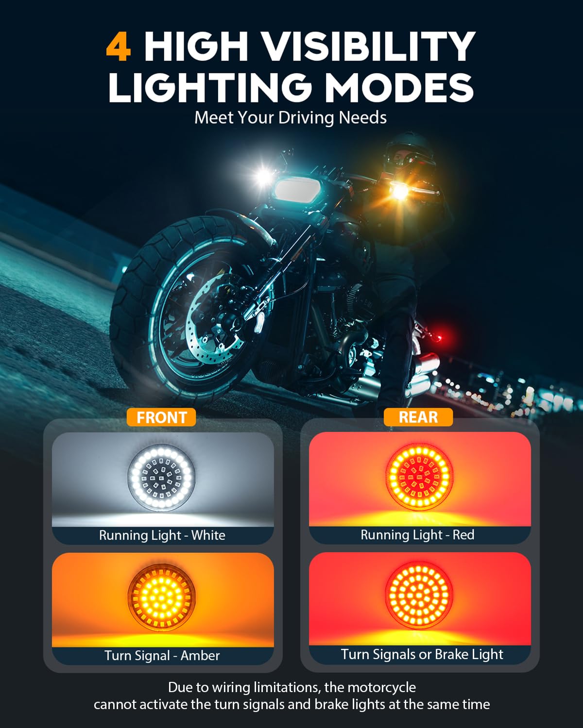 PBYMT LED array close-up, high-brightness SMD LEDs for visibility