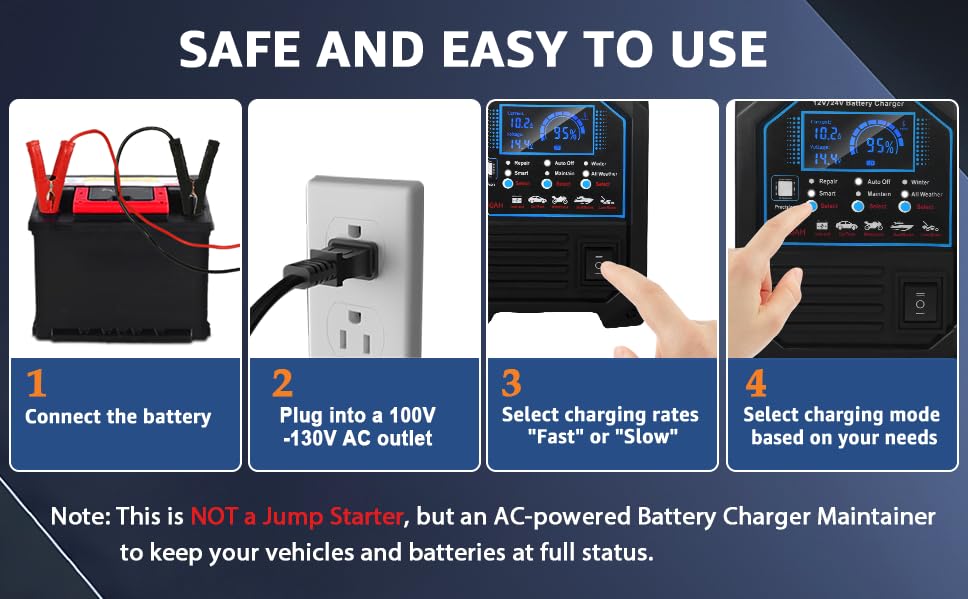 PCHH charger scale with hand demonstrating compact size and portability