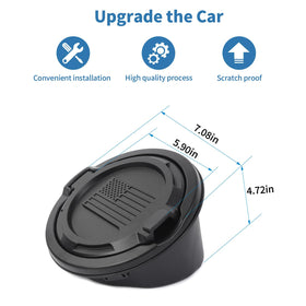 PDKLIN side profile showing low-profile scale on Jeep Wrangler JL fuel door