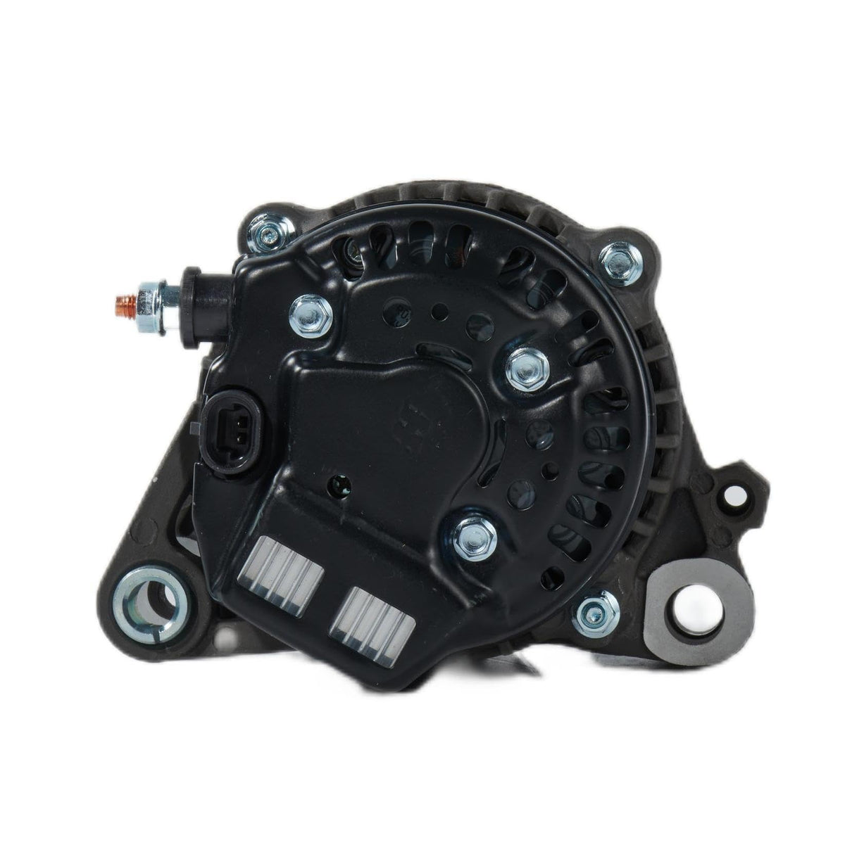 PDOK alternator mounting ears detail showing bolt holes and fitment accuracy benefit
