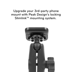 Peak Design adapter close-up of machined aluminum texture for durable feel
