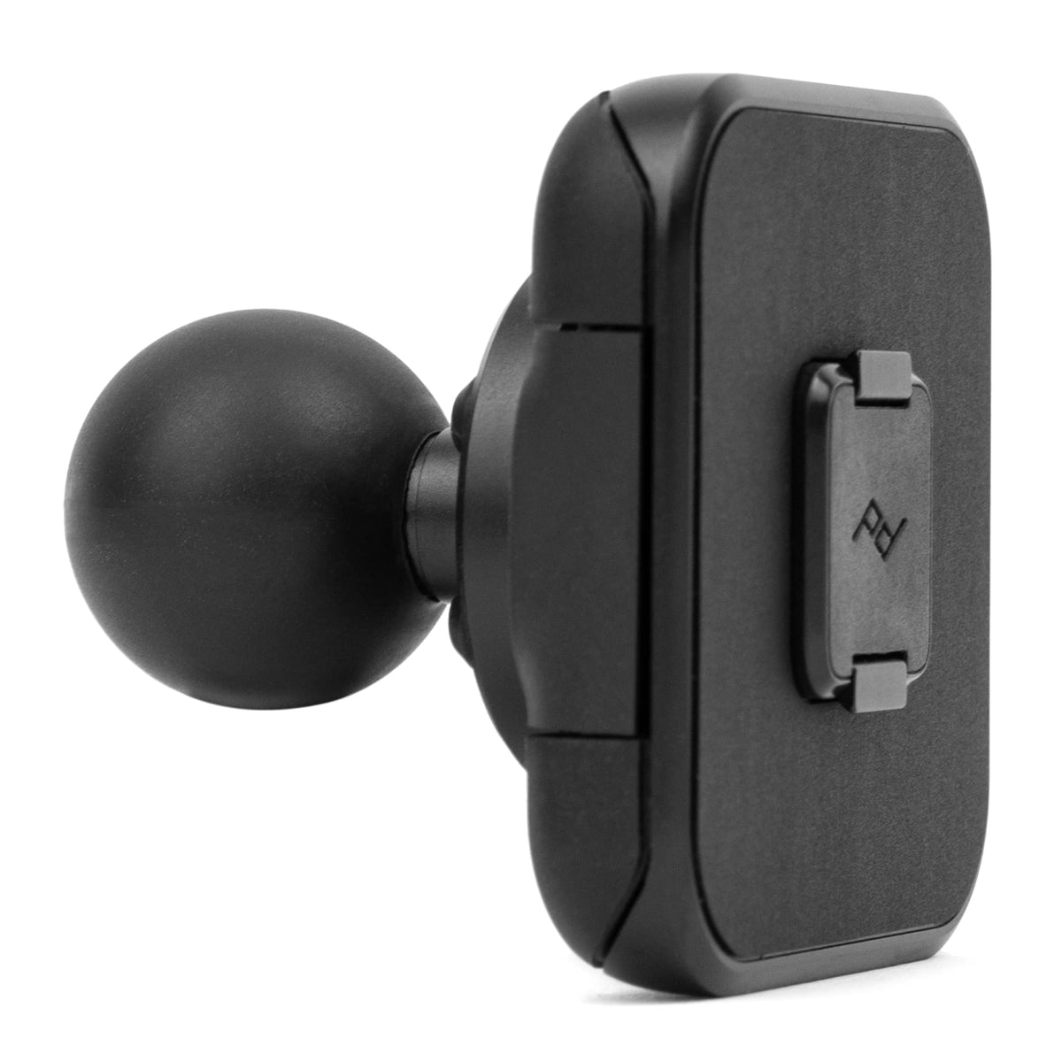 Peak Design adapter front profile showing sleek mount and secure lock benefit