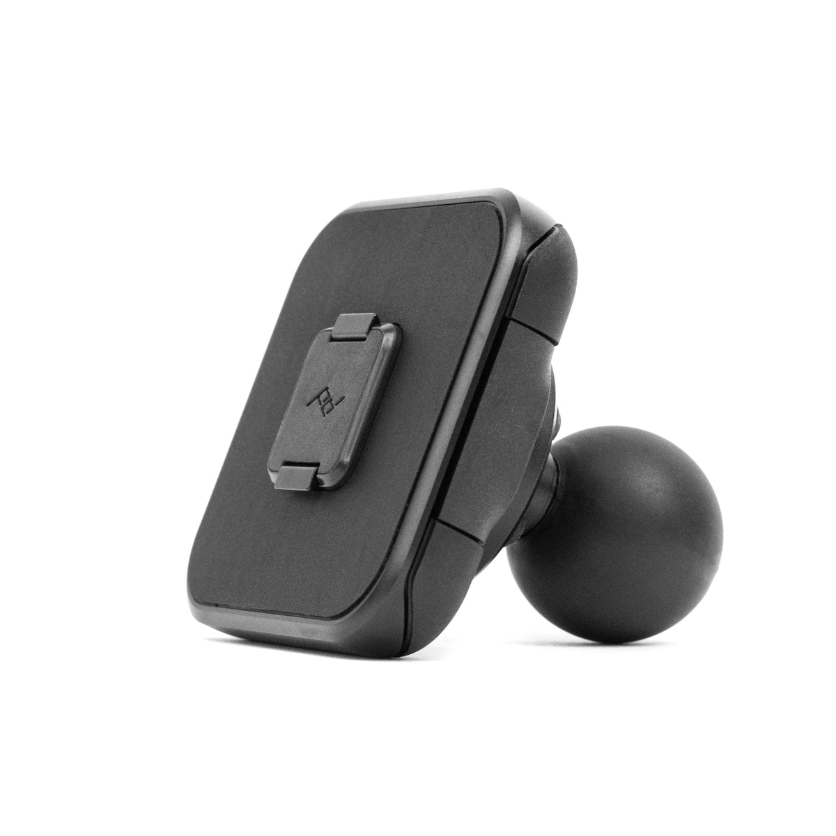 Peak Design adapter in outdoor lifestyle scene enabling hands-free navigation