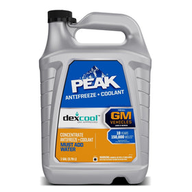 PEAK DEX-Cool front label showing product name and orange color benefit