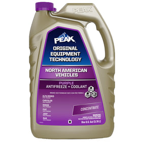PEAK bottle front view showing product and durable protection