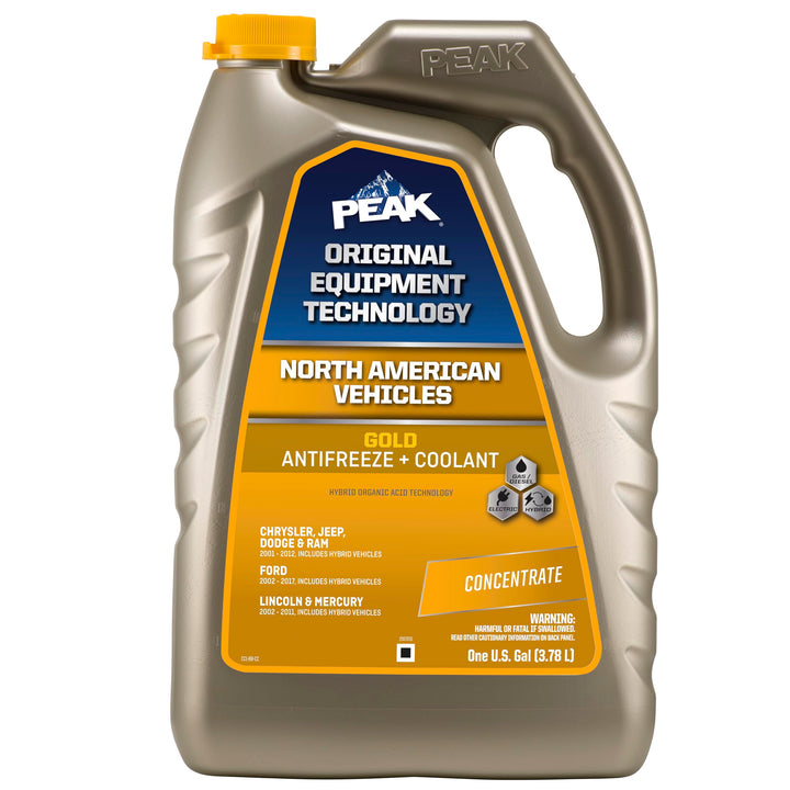 PEAK front label showing product name and gallon size for clear identification and correct purchase