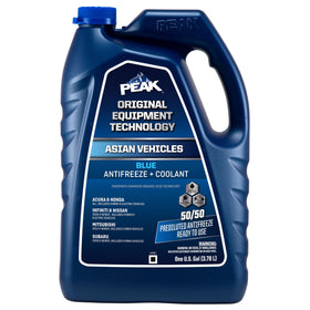 PEAK OET gallon front label showing product name and ready-to-use benefit