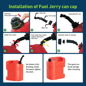 PeakPursuit wide-caliber dustproof cap for faster filling and spill reduction