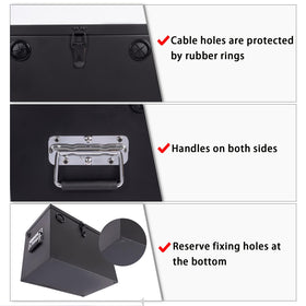peastorm cable grommets detail showing sealed cable passages and moisture protection