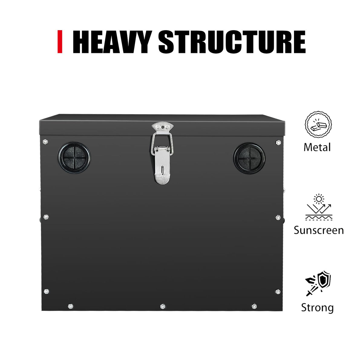 peastorm close-up of side handle for easy lifting and transport