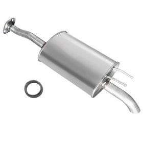 peastorm muffler front view showing OEM-style fit and durable construction