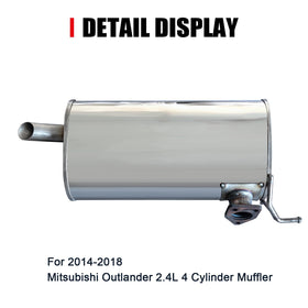 peastorm muffler held by hand to show scale and robust steel construction