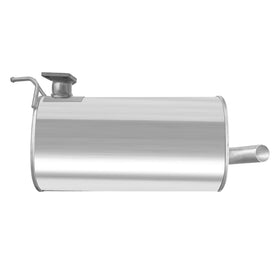 peastorm muffler in garage during install illustrating straightforward swap