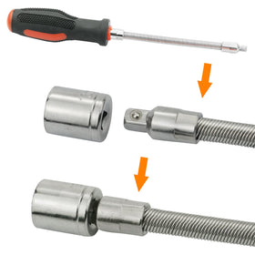 PEATOVIE flexible clutch tool at an angle for access to tight clutch areas