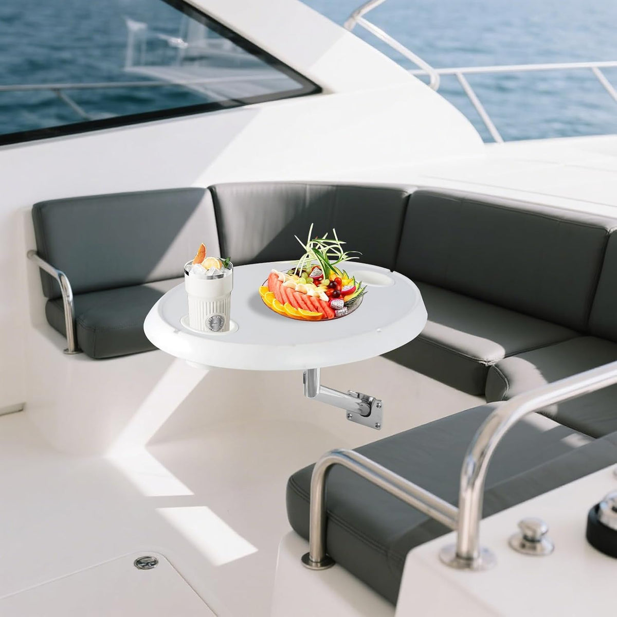 Pebbly Beach ten-piece set arranged on deck showing ready-to-install convenience benefit