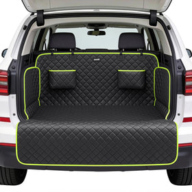 Pecute front view showing trunk liner and full coverage protecting vehicle