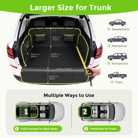 Pecute textured non-slip backing keeping the cargo liner firmly in place