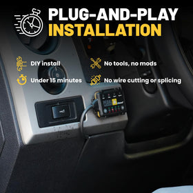 PEDAL COMMANDER packaging and contents showing complete kit and accessories