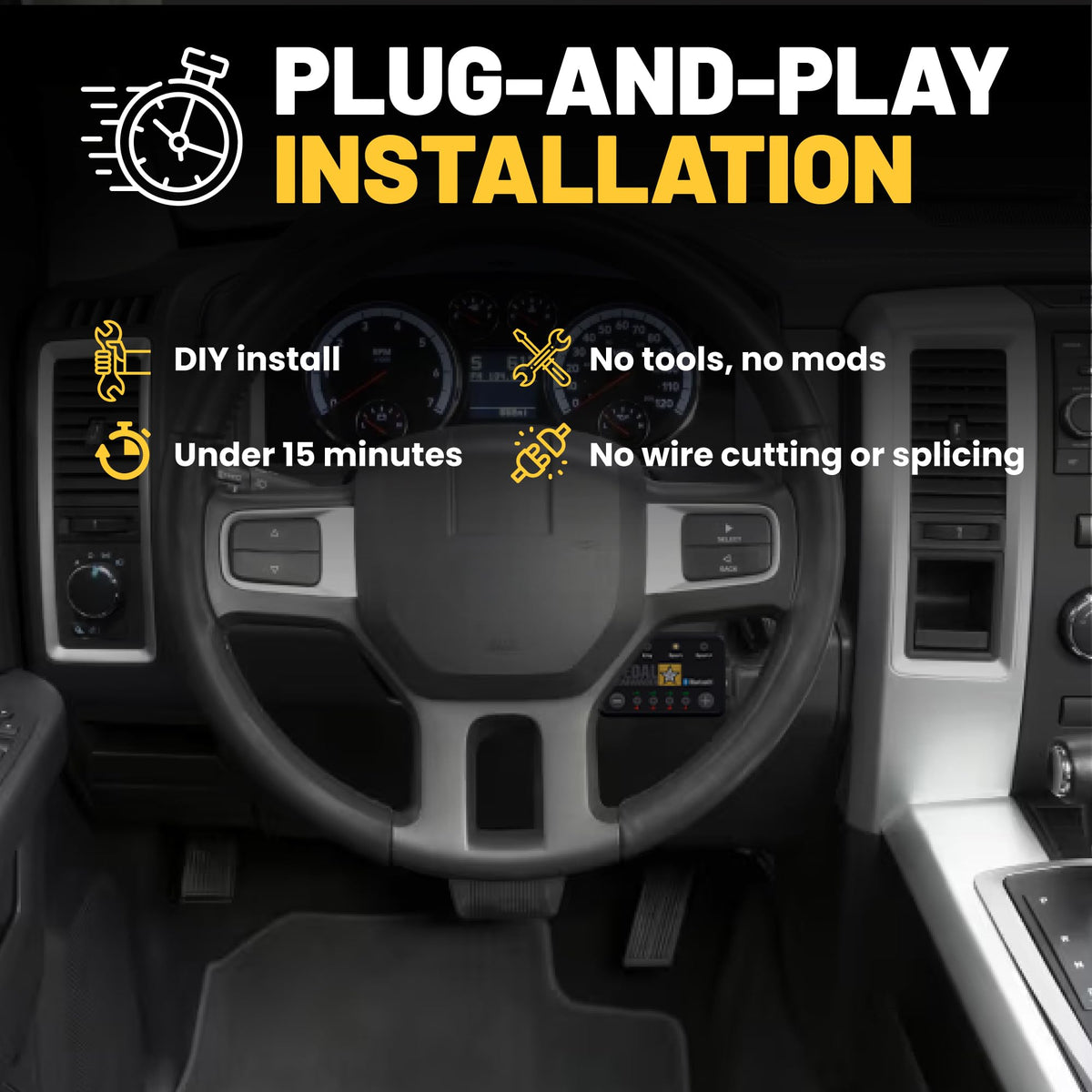 PEDAL COMMANDER retail packaging and included cables showing everything needed to install