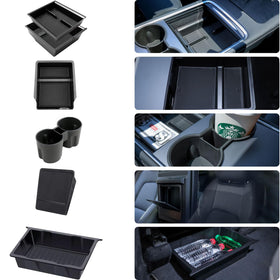 PELEG TREE armrest hidden box open showing secure storage and privacy benefit