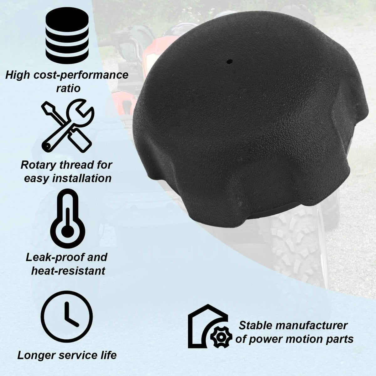 Penitue fuel cap packaging with part number 709000868 for replacement identification