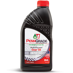 PENN GRADE1 front packaging showing four 1-quart bottles and model label benefit clarity