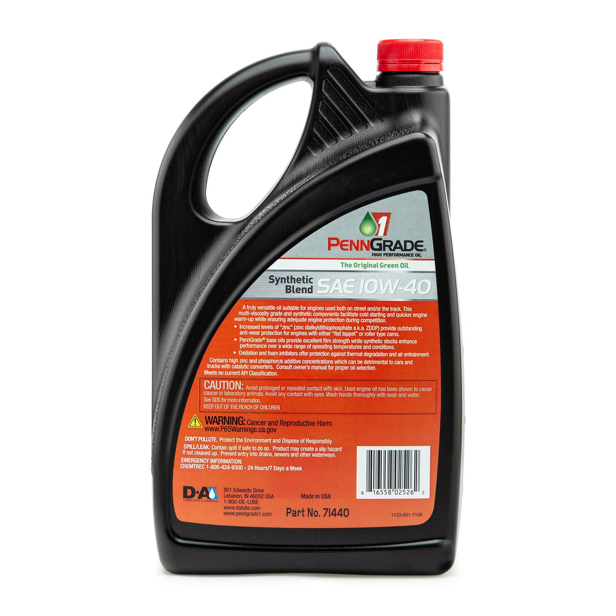 PENN GRADE1 container in garage setting suggesting performance use