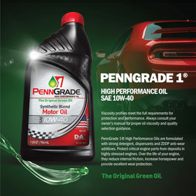 PENN GRADE1 pouring into funnel for easy, clean refill