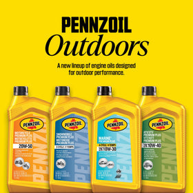Pennzoil on a boat deck illustrating on-water maintenance convenience