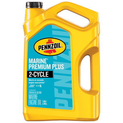 Pennzoil front view of 1-gallon bottle showing branding and size, ensuring correct purchase