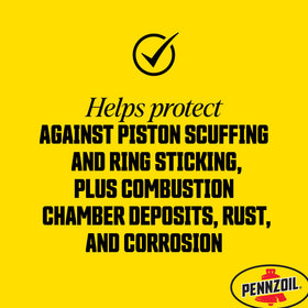 Macro oil drop on surface highlighting Pennzoil formulation and protection benefits