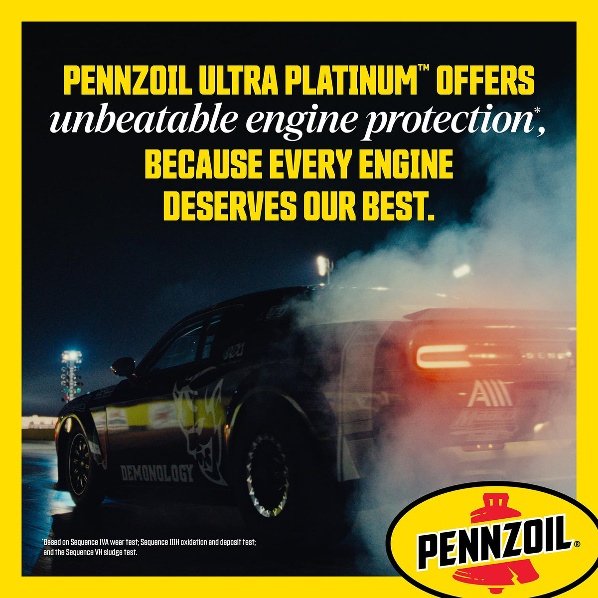 Close-up of Pennzoil oil texture emphasizing smooth flow and engine protection