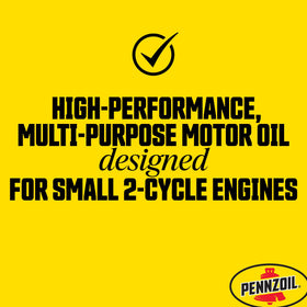 Blue-dyed Pennzoil oil pouring to illustrate mix visibility and leak detection benefit