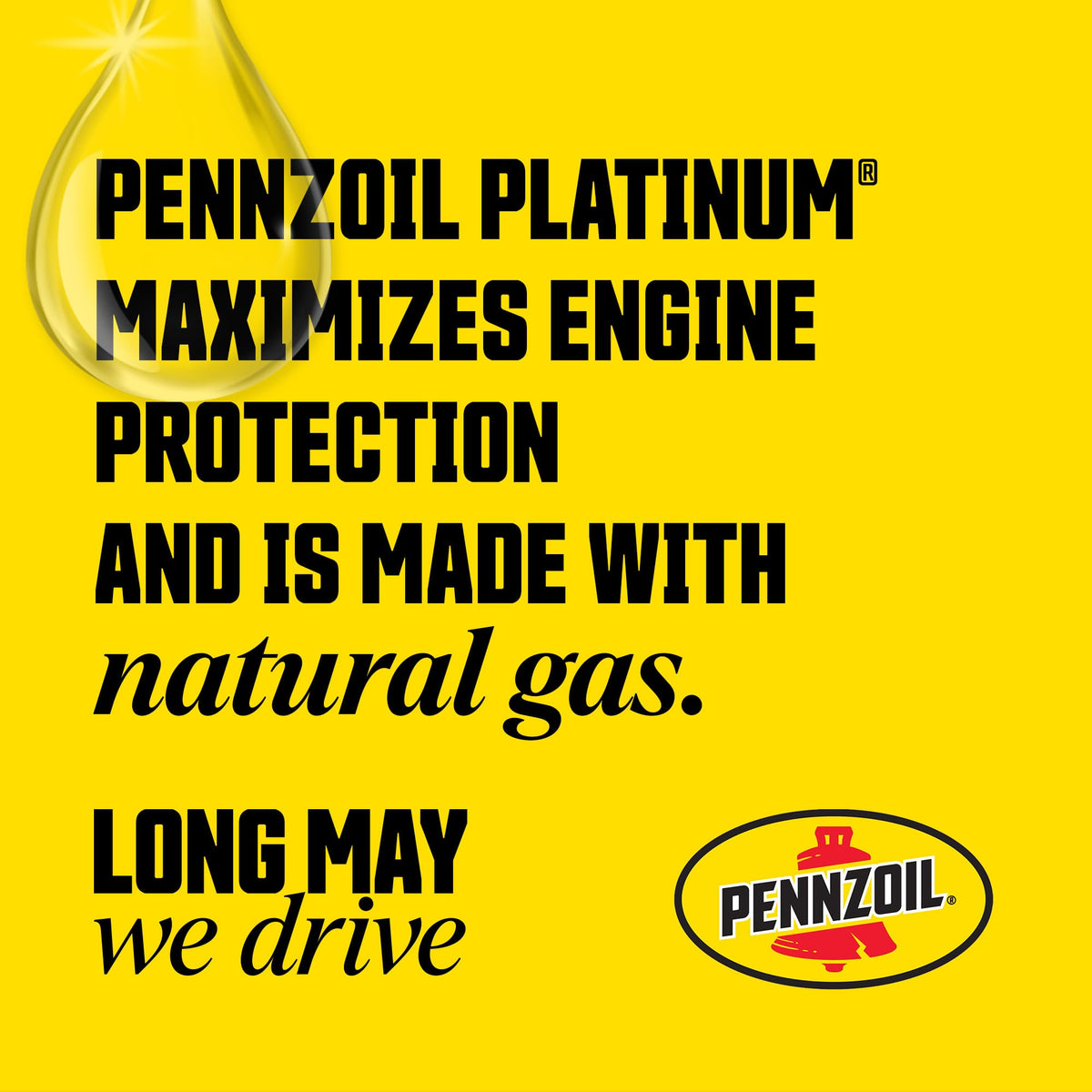 Pennzoil Platinum graphic showing cleaner pistons benefit