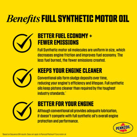 Six-pack box of Pennzoil Ultra Platinum organized for long-lasting supply