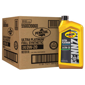 Pennzoil Ultra Platinum front packaging showing clear product identity and protection