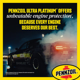Six-pack packaged Pennzoil Ultra Platinum quarts ready for storage and convenience